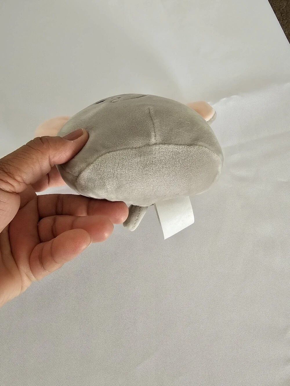 Squishmallows Gray Elephant Coin Pouch with Pink Ears